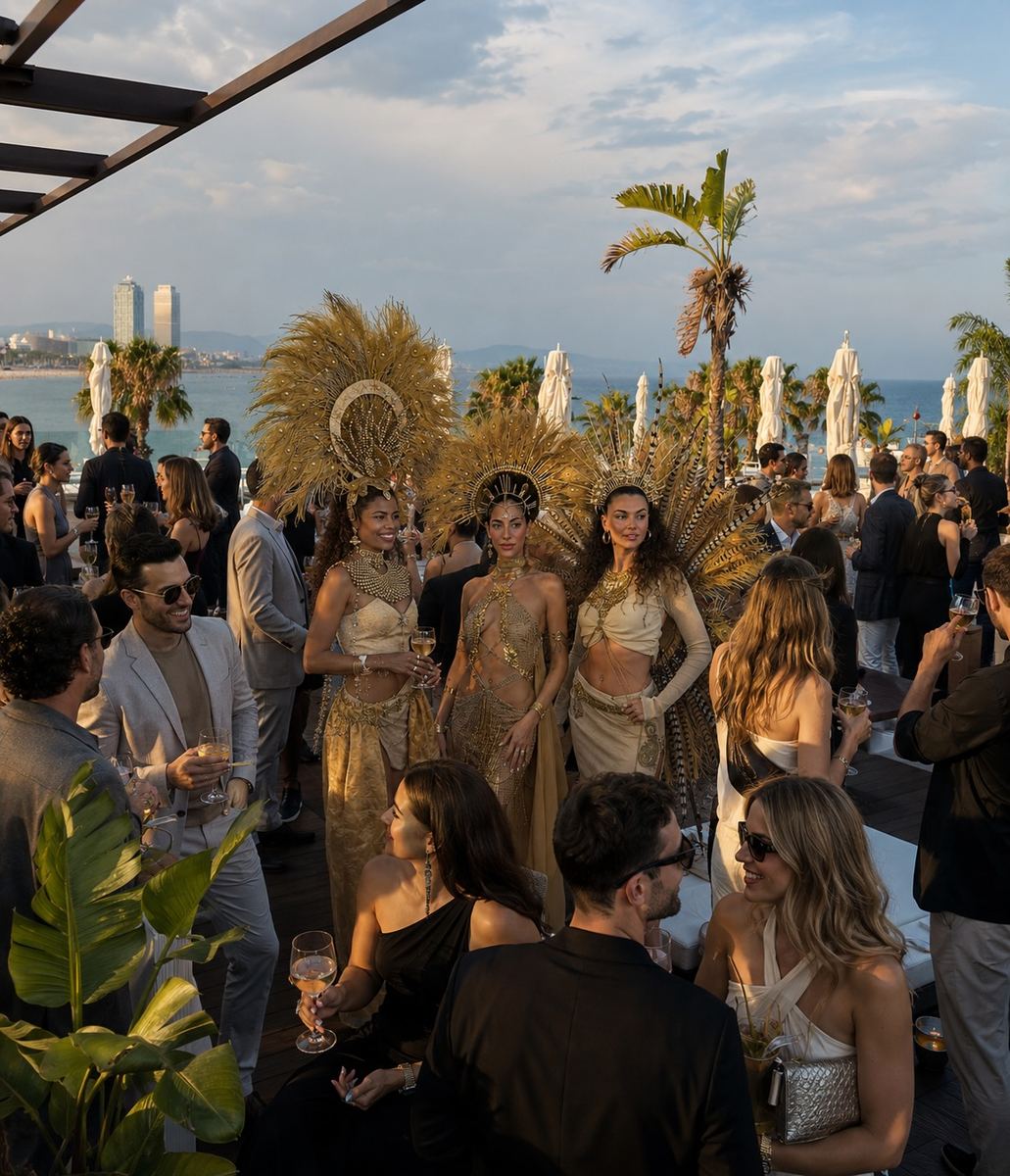 Inauguración de COYA Barcelona en la terraza del W Barcelona
